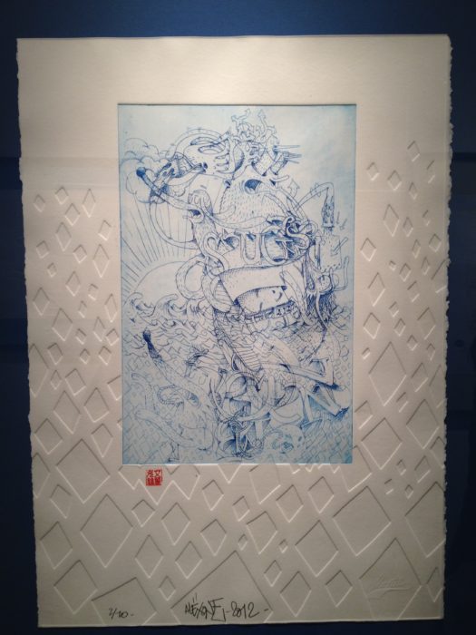 Lithographie Alexone Exposition Galerie Le Feuve 2012 Alacrité