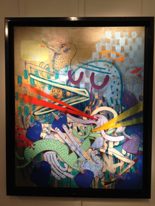 Toile Alexone Galerie LeFeuvre Exposition Alacrité
