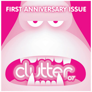 King Ken Pink Clutter magazine