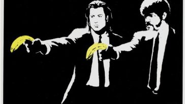 Banksy - Pulp Fiction - 2004 - Serigraphie 50x70 cm