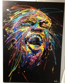 Flow - Cri - Dripping acrylique sur toile
