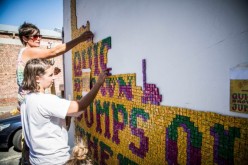 Installation Street Art Chewing Gum Chappies Cap Town Ogilvy.