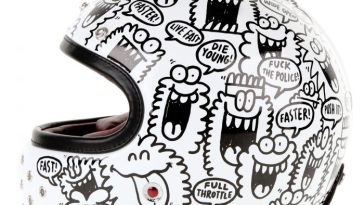 Les Ateliers Rubis x Kevin Lyons Casque Castel Integral