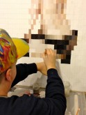 Nicolas Moreau - Perforamance Live - Street Art Party - New Art Fair Paris 2013