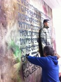 Performance Liu Bolin X Rero @ Blackslash Gallery - VALDAN©2012–2013