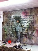 Performance Liu Bolin X Rero @ Blackslash Gallery - VALDAN©2012–2013