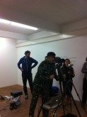 Performance Liu Bolin X Rero @ Blackslash Gallery - VALDAN©2012–2013