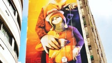 Inti Castro Fresque Murale Paris 13e