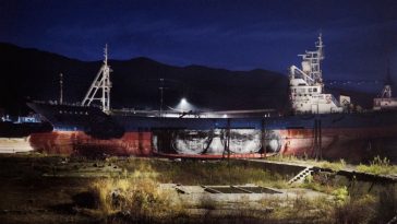 JR-Lithographie - Action in Kesennuma - Japan