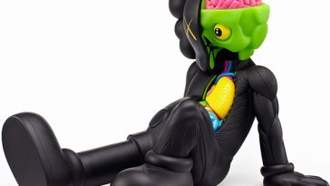 Kaws Resting Place Black