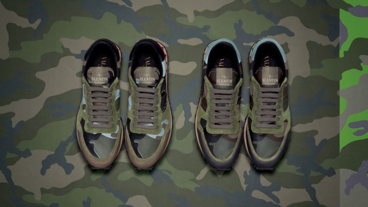 Liu Bolin X Valentino-Sneakers 2013