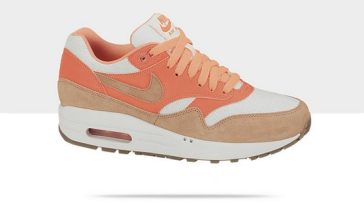 Air Max 1 Vintage Orange-Cream Style - Couleur # 555284-106 - Chaussure pour Femme Collection Printemps été 2013