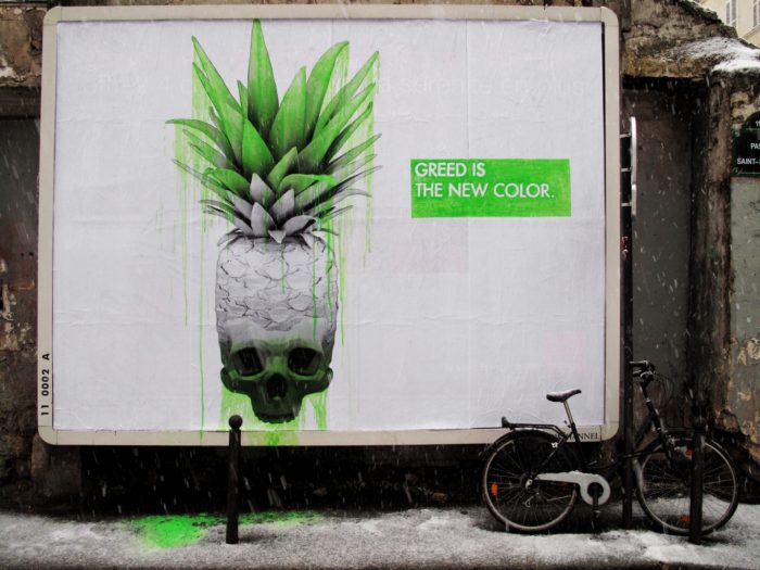 Greed-is-the-new-colour Paris 2010