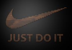 Nike Typographie Just Type It - Txaber