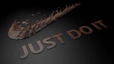Nike Typographie Just Type It - Txaber - Just Do It