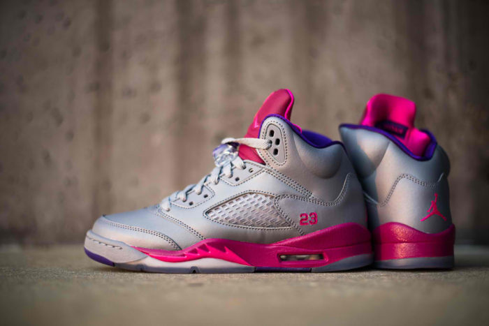 Air Jordan 5 GS Cement Pink Raspberry