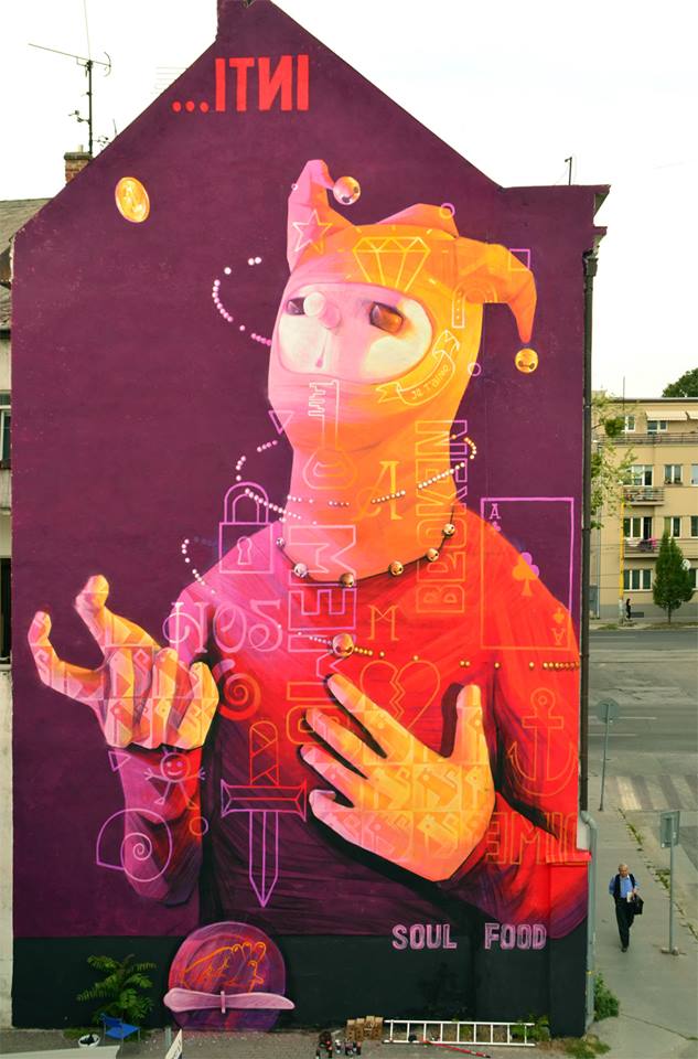 INTI New Mural In Kosice, Slovakia