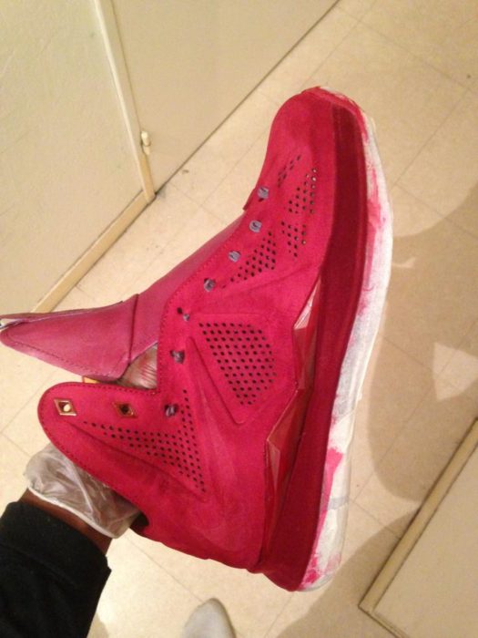 Lebron X EXT Red Suede - RudBoy - Base
