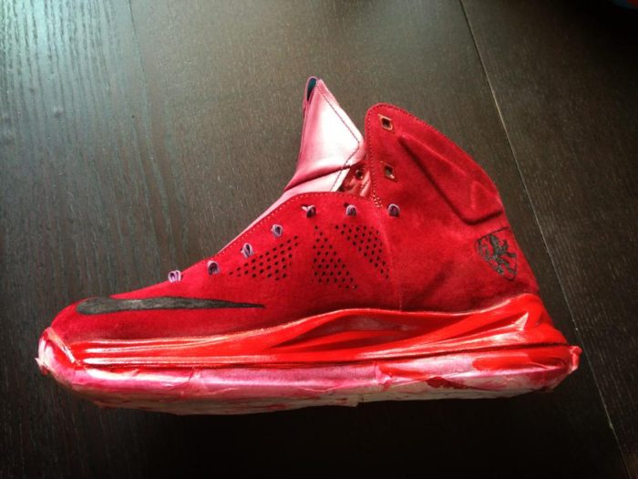 Lebron X EXT Red Suede - RudBoy - Base