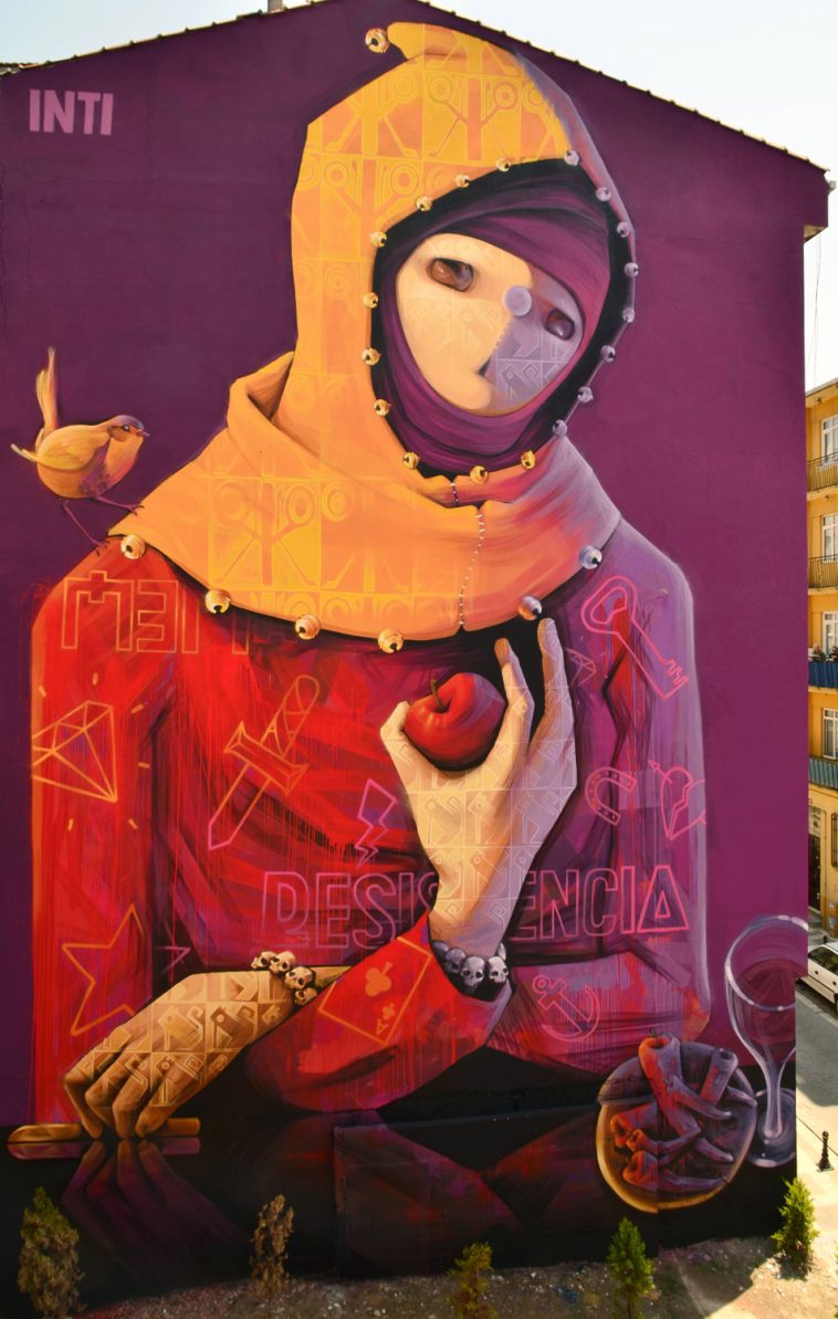 INTI Mural Istambul Turkey 2013