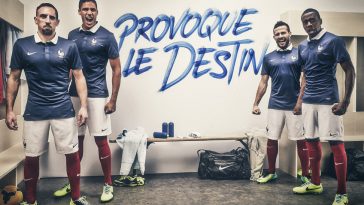 Nike nouveau maillot de l'équipe de france 2014 provoque le destin