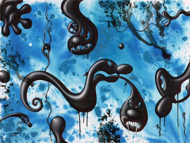 Kenny Scharf - Oily-Painting - Colette