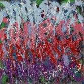 JonOne Le Combat de ma vie 2014 110 x 110 cm