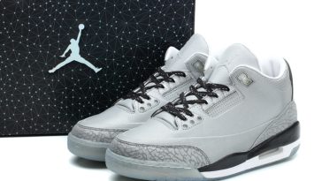 Air Jordan 3 5Lab3 Metallic Silver