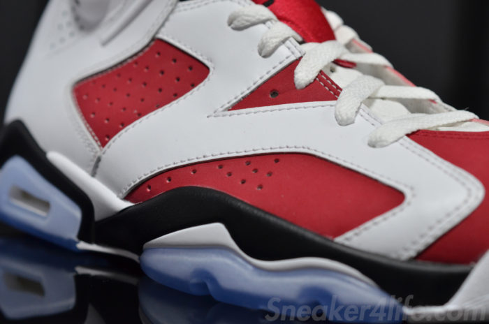 Air Jordan 6 Carmine details