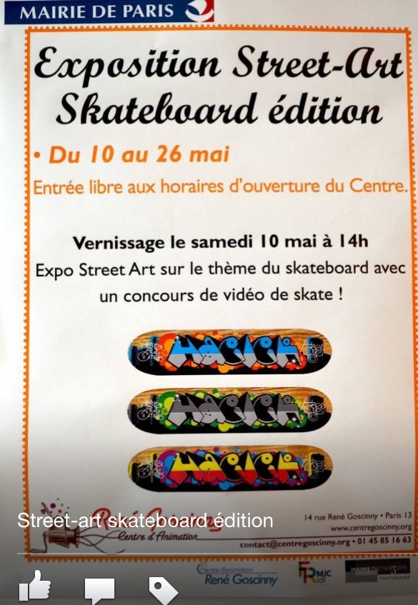 Exposition street art skateboard edition