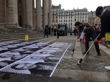 Artiste JR - Pantheon collage photo