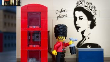 Banksy Order Please Anarchy Lego