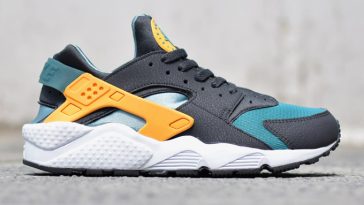 Nike-Air-Huarache-teal-orange