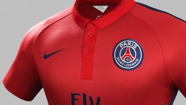 3e Maillot du Paris Saint-Germain - couleur rouge