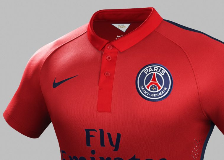 3e Maillot du Paris Saint-Germain - couleur rouge