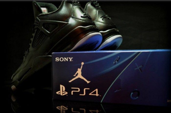 Air-Jordan-4-PlayStation-4-Custom