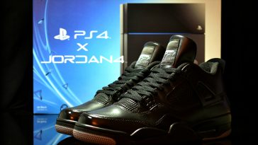 Air Jordan 4 X Playstation 4 Customisation by FreakerSneaks