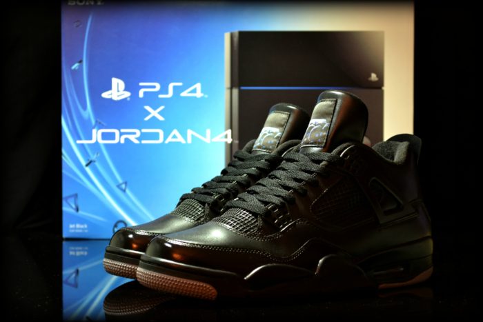 Air Jordan 4 X Playstation 4 Customisation by FreakerSneaks