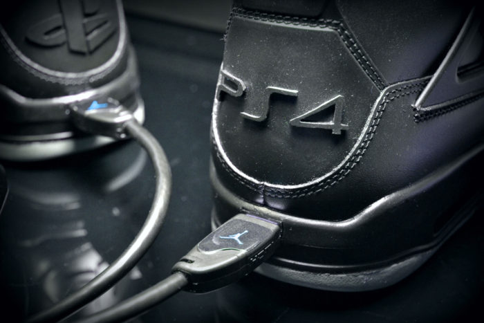 Customisation Air Jordan 4 X Playstation 4 by FreakerSneaks