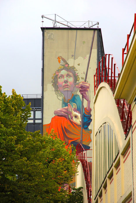 Fresque mural Street Art Paris 13 - Sainer