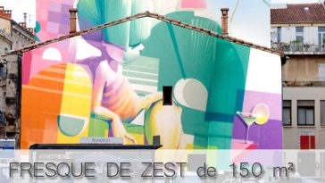 Fresque Graffiti ZEST Montpelllier