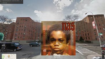 Iconic Hip Hop Albums in Google Street View - NAS