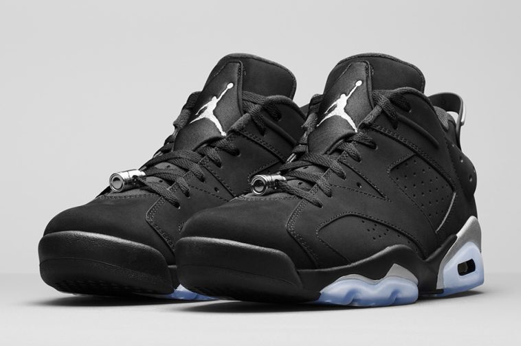 Air Jordan 6 Low Black Metallic Silver
