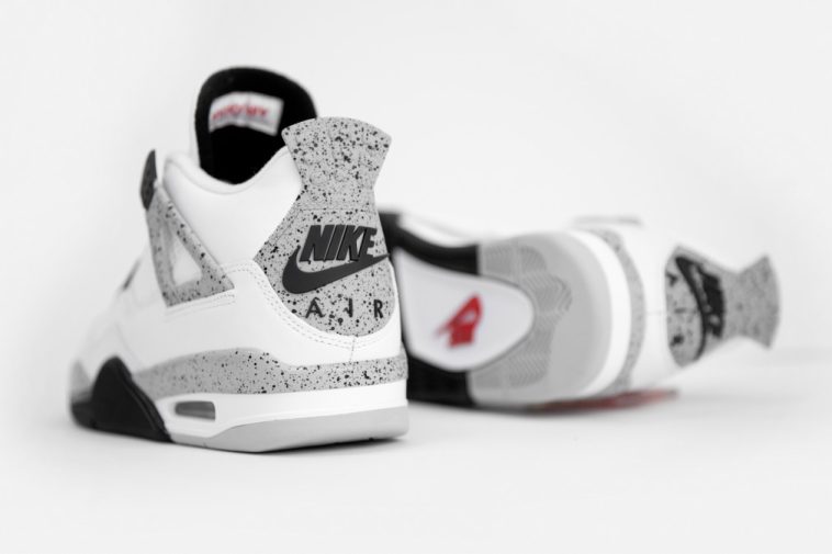 Air Jordan 4 white cement 2016 code sku 308497-104