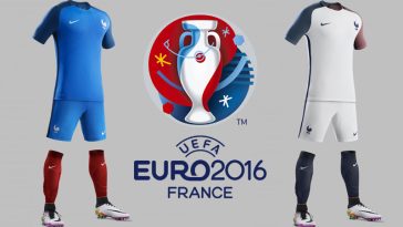 Photo des nouveaux Maillots de l'Equipe de France pour l'Euro-2016