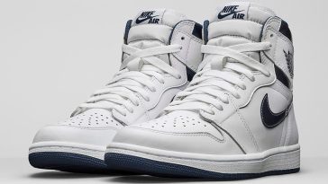 Air Jordan 1 Retro High OG Mettalic Navy 555088-106