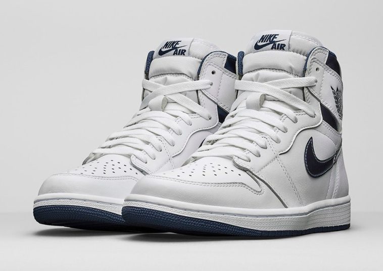 Air Jordan 1 Retro High OG Mettalic Navy 555088-106