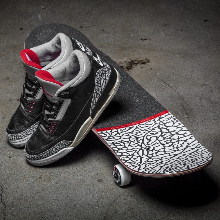 Air Jordan 3 Skateboard Globe X JORDAN HEADS BROOKLYN