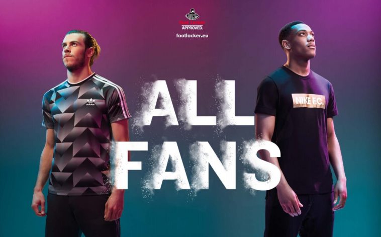Foot Locker Collection All Fans avec Gareth Bale et Anthony Martial