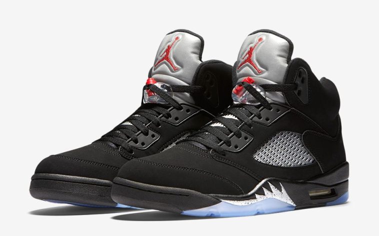 AIR JORDAN 5 RETRO METALLIC SILVER 2016 845035-003